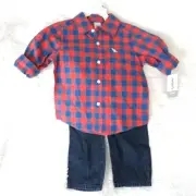 CARTER'S BABY 2pc Button Shirt & Pants, "BABY BOY" (Size 18M) ~ NEW WITH TAGS!!!