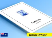 COLOR PRINTED DOMINICA 1874-1978 STAMP ALBUM PAGES (89 illustrated pages)