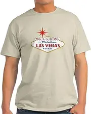 [CafePress] Welcome to Fabulous Las Vegas, NV Light T Shirt Men's 100% Cotton, Classic Graphic Light T-Shirt