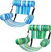 Wscwl Floats Adult | Water Float Hammock,Inflatable Float Adult, Adjustable Floaties Lounger, Floating Chair Water Floaty for Lake