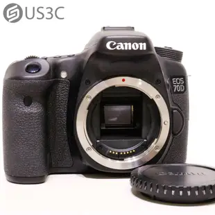Canon EOS 70D 單機身 WiFi 2020萬像素 19點全十字型對焦 APS-C 單眼相機 二手品