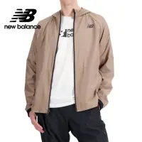 在飛比找momo購物網優惠-【NEW BALANCE】防潑水輕量連帽風衣外套_AMJ31