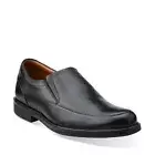 CLARKS Mens Gabson STEP Dress or Casual SLIP ON Shoes Black Leather 26102900