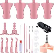 Knitting Machines Adapter Set of 25 Knitting Machine Accessories Include Knitting Tensioner Digital Counter Drill Attachment and Knit Hook Kit for Sentro 22, Sentro 40 and Sentro 48 & Jamit Loom