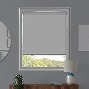 CHICOLOGY Roller Shades, Cordless Blinds, Window Shades for Home, Roller Window Shades, Window Treatments, Door Blinds, Light Filtering Shades,View-Tiful Chantilly White (Solar), 28" W X 72" W