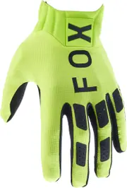 FOX Flexair 2023 Motocross Gloves, black-yellow, Size S for Men Black Yellow