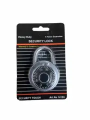 Combination Padlock 2” 50mm Heavy Duty Black