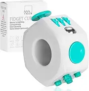 AAA Tran Fidget Cube Stress Relief Toy – 6 Sided Infinity Cube Fidget Toy for Kids, Adults – Heavy Duty ABS Plastic Sensory Fidget Toy for Anxiety Relief – Ideal for Office, School, Traveling