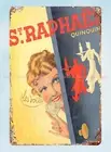 beautiful bedroom ideas St.raphael quinquin metal tin sign