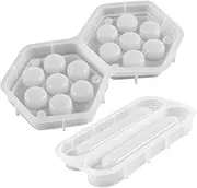JOINPAYA Dice Resin Casting Molds 2pcs Hexagon Dice Box Molding Silicone Molds for DIY Game Accessories