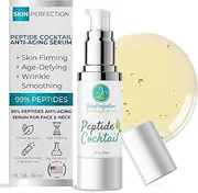 Peptide Cocktail Anti-Aging Serum 99% Potent Peptides Matrixyl 3000 Pentamide 6 Syn Coll Snap 8 Reduce Wrinkles Tighten & Firm Skin Perfection