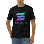 SOLANA CRYPTO BITCOIN ETHEREUM SUPER COTTON 流行上衣 T 恤