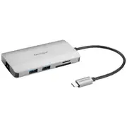 Kensington UH1400P USB-C 8-in-1 Driverless Mobile Hub