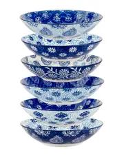 Certified International Carnival Set of 6 Soup/Pasta Bowls