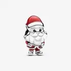*BRAND NEW* Pandora Moments Sterling Silver Playful Santa Slide Charm 793593C01