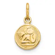 10k Yellow Gold Angel Charm