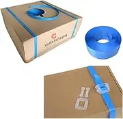 12mm x 1000M Blue Polypropylene Hand Strapping with Dispenser Box