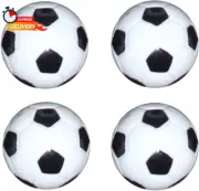 4 Table Soccer Ball Foos Balls Black / White Foosballs