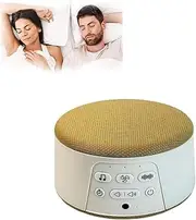 Revi-Talife Sleep White Noise Machine, Mini Portable Non-Looping Compact Sound Machine, Timer & Fade-Out, Portable for Sleeping, Travel, Baby, Office & Relaxation,White