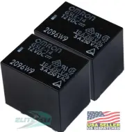 2x Omron G5LE-14-DC12 Relay, 10A, 12V, PCB mount - (28B175) - NEW STOCK