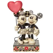 Disney Traditions Mickey and Minnie Mouse Heart Figurine