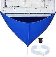 Split AC Cleaning Bag, Air Conditioner Service Bag, Wall Mounted Air Conditioner Cleaning Cover, Versatile Conditioning System Dust Tools with Drainpipe, Waterproof, Reusable, Easy to Use, 150x30cm