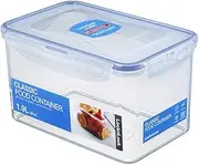 [LocknLock] Plastic Clear Rectangular Food Storage Container - 1.2L Capacity | 100% Airtight & Leak-Proof | Patented Four-Hinge Locking System | Durable | BPA-Free | Impact & Heat Resistant