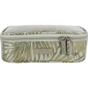 Wicked Sista Golden Tropics Women's Rectangle Brush Cosmetic Bag Makeup Case