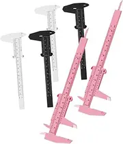 SAFIGLE 6Pcs Eyebrow Measuring Ruler Facial Calipers for Precise Eyebrow Mapping Easy to Read Use for Makeup Artists and DIY Brow Shaping
