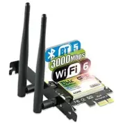 AX WiFi 6 WiFi Card Dual Band 3000 Mbps AX200 PCIE Wireless WLAN WiFi Card BT