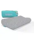 Blissbury contour pillow , sandwich memory foam for neck pain , neck support