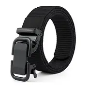 Men's Belt Nylon Belt Outdoor Belt Waist Belt Black Navy Blue Nylon Adjustable Heavy-Duty Plain Outdoor Daily