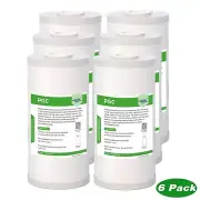 6 Pack 5 Micron 10x4.5 Whole House GAC Carbon Sediment Water Filter Replacement