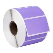 ZEBRA 2.25 x 1.25 LAVENDER Direct Thermal Labels (12) Rolls LP2824 ZP450 LP2844
