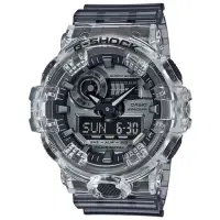 在飛比找momo購物網優惠-【CASIO 卡西歐】G-SHOCK 耐衝擊透明電子運動錶-