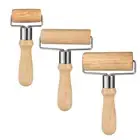 Wooden Rolling Pin T Shape Dough Manual Roller Non-stick Baking Tool Pizza