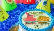 Spongebob birthday edible topper - Spongebob 25 birthday cake - Custom funnier t