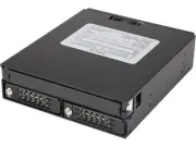 ICY DOCK MB994IKO-3SB Rugged Full Metal 2 Bay 2.5" SAS/SATA HDD & SSD Backplane