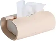 Tissue Box Cover - Elegant Square Wipe Case Holder, Unique Tissue Box Holder | Magnetic Closure Substance Dispenser, Imitation Travertine Desktop Napkin Organizer for Bathroom Offices Bedroom Car