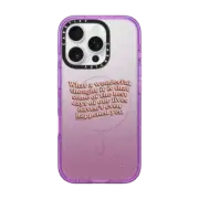 iPhone 16 Pro Impact Case MagSafe Compatible Wonderful Thought iPhone Case by Quotes by Christie