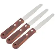 3pcs Waxing Sticks Stainless Steel Hair Removal Waxing Spatulas Depilation A ECA