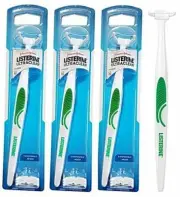 Listerine UltraClean Access Flosser (with 3 Refill Heads) (Pack of 3)