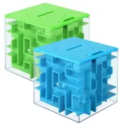 2 Pack Money Maze Puzzle Box, Perfect Money Holder Puzzle and Brain Teasers f...