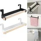 Metal Hook Wall Hanging Storage Racks Door Back Towel Holder Toilet Paper Shelf