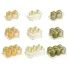 Nuts Candies Container with Holder Condiment Tray Nordic