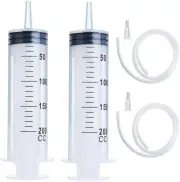 200 Ml Syringe with 31.5 Inch Plastic Tube for Glue Dispensing, Scientific Labor