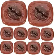TOKIDNY 20Pcs Miniature Coffee Bean Chocolates DIY Charms for Phone Cases Crafts Realistic Props for Decoration Safe Lightweight for Creative Projects