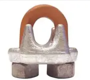 CM/Columbus McKinnon #M251 Big Orange 5/8" Drop Forged Galvanized Wire Rope Clip