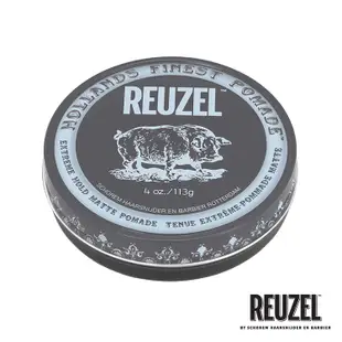 【REUZEL】灰豬極強水泥級無光澤髮蠟(35G 113G 340G)｜GISH Beauty 美髮 髮品 造型 髮蠟