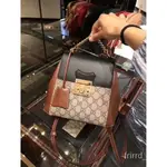 二手 GUCCI PADLOCK GG SUPREME 後背包 雙肩包 可手提 498194